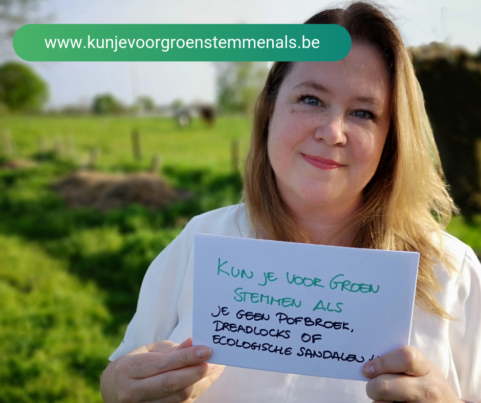 Stel dat je een doodnormale, gewone Vlaamse man of vrouw bent. Kun je dan wel voor Groen stemmen? Lees het hier: www.ilsevaneetveldepolitiek.be/kun-je-voor-groen-stemmen-als/kun-je-voor-groen-stemmen-als-je-geen-pofbroek-dreadlocks-of-ecologische-sandalen-hebt
